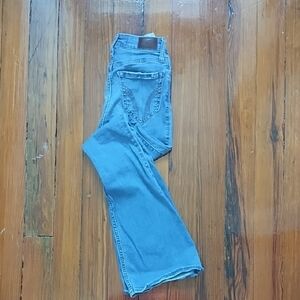 Hollister Blue Flare Wide Leg Jeans